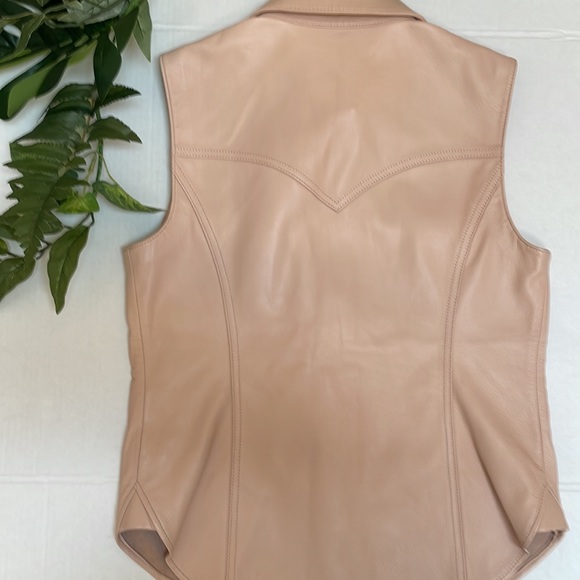 Coach Lamb Leather Vest - Blush Pink - Picture 4 of 6